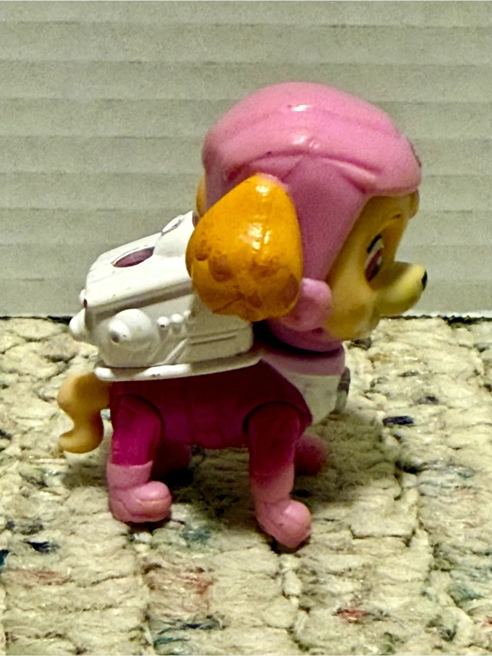 Paw Patrol Skye’s Helicopter Vehicle Gray Pink Spinmaster Toy 6.5